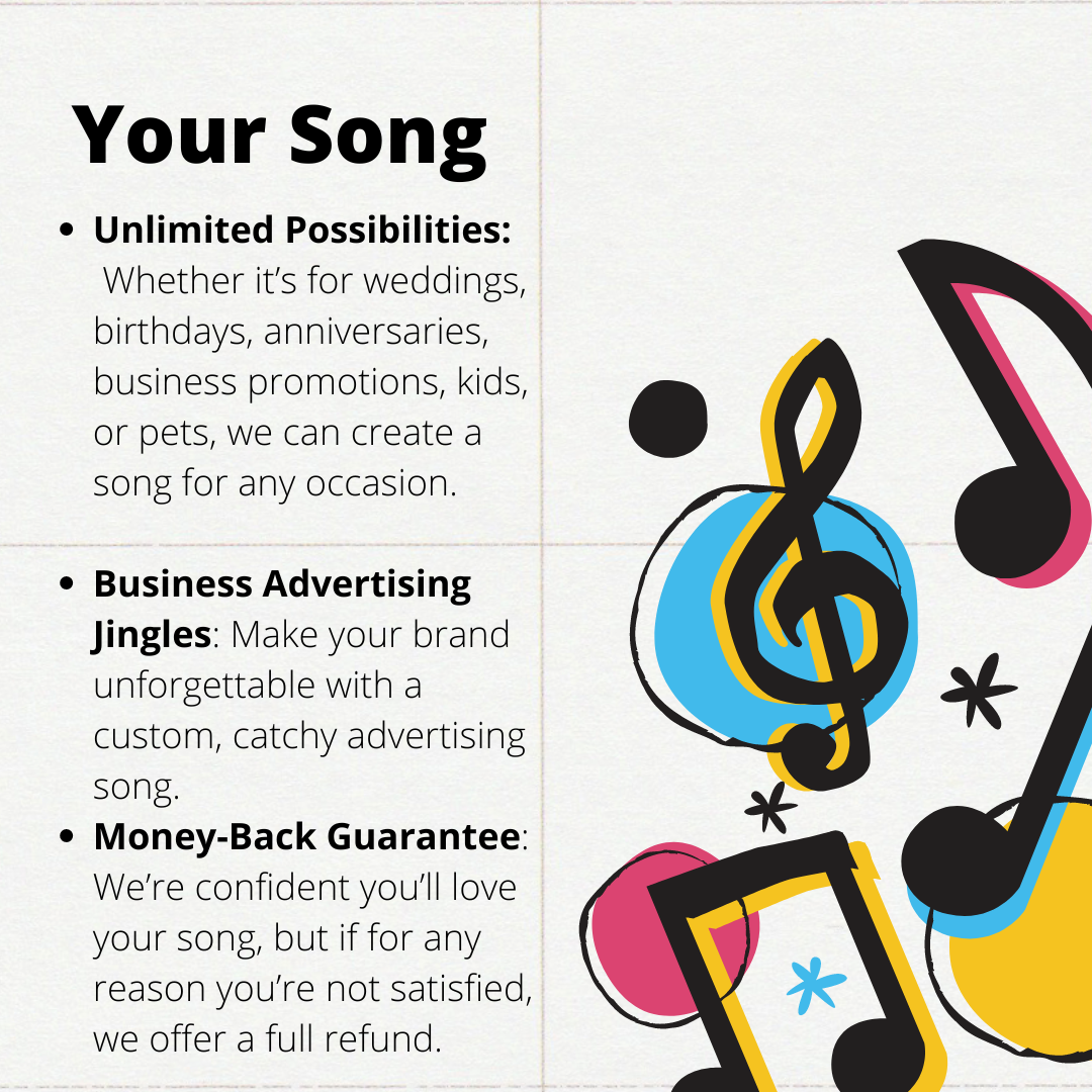 Create Your Own Personalized Song in Just 24-48 Hours!
